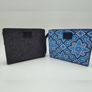 LIBERTY LONDON British Airways First Class Amenity Bag Set Blue Black His & Hers